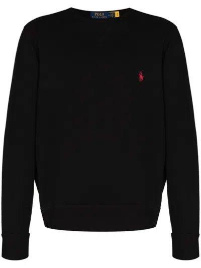POLO RALPH LAUREN BLACK LOGO SWEATSHIRT