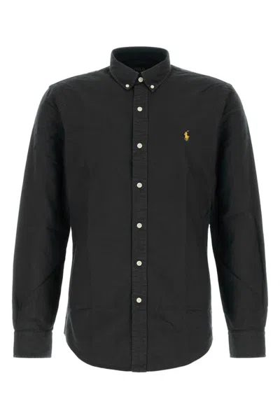 RALPH LAUREN BLACK OXFORD SHIRT