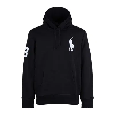 Ralph Lauren Black Pony Embroidery Large Hoodie