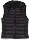 Ralph Lauren Black Quilted Vest In Black