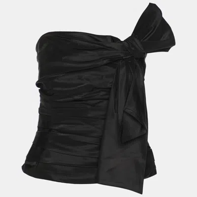 Pre-owned Ralph Lauren Black Silk Top S