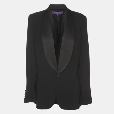 Pre-owned Ralph Lauren Black Wool Single Breasted Tuxedo Jacket L