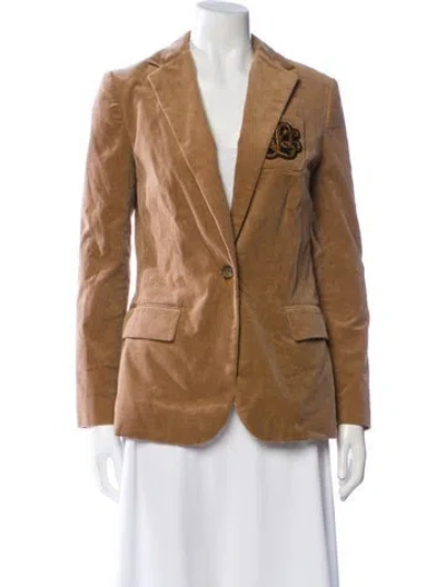 Pre-owned Ralph Lauren Blazer In Brown