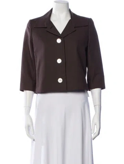 Pre-owned Ralph Lauren Blazer In Brown