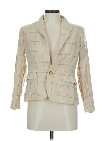 Pre-owned Ralph Lauren Blazer Jacket In White