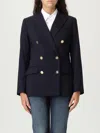 Ralph Lauren Double-breasted Tailored Blazer With Gold-tone Buttons In Blue