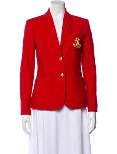 Pre-owned Ralph Lauren Blazer In Red