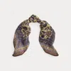 Ralph Lauren Block-print Wool-linen Scarf In Multi