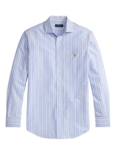 Ralph Lauren Blue Classic Fit Striped Shirt