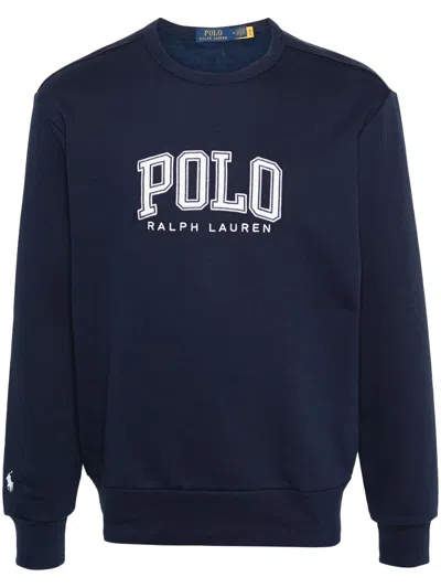 Ralph Lauren Blue Cotton Blend Sweatshirt