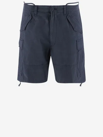 Ralph Lauren Blue Cotton Cargo Shorts