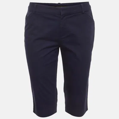 Pre-owned Ralph Lauren Blue Cotton Chino Shorts S