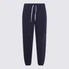 Ralph Lauren Blue Cotton Pants In Blue