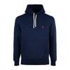 Ralph Lauren Cotton Blend Hoodie In Blue