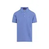 Ralph Lauren Timeless Blue Cotton T-shirt With Classic Polo Design In Blue
