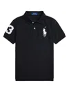 Polo Ralph Lauren Big Pony Cotton Mesh Polo Shirt In Blue