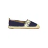 Ralph Lauren Blue Polyester Women Flat Shoe In Multi