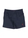Polo Ralph Lauren Logo-embroidered Cotton Shorts In Blue