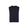 Polo Ralph Lauren Cable-knit Cotton Sweater Vest In Blue