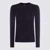 Ralph Lauren Blue Wool Knitwear In Black
