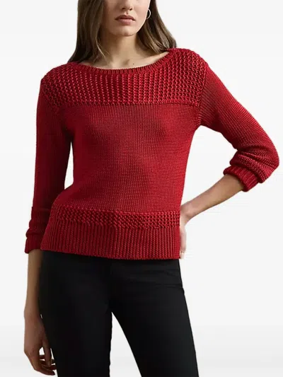 RALPH LAUREN BOAT-NECK SWEATER
