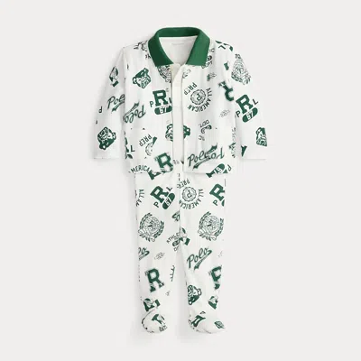 Ralph Lauren Babies'  Bodysuit, Pant & Reversible Jacket Set In Multi