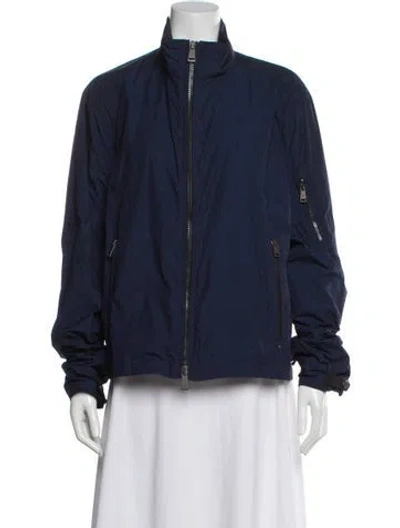 Pre-owned Ralph Lauren Bomber Jacket In Blue