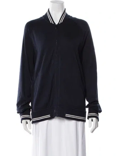 Pre-owned Ralph Lauren Bomber Jacket In Blue