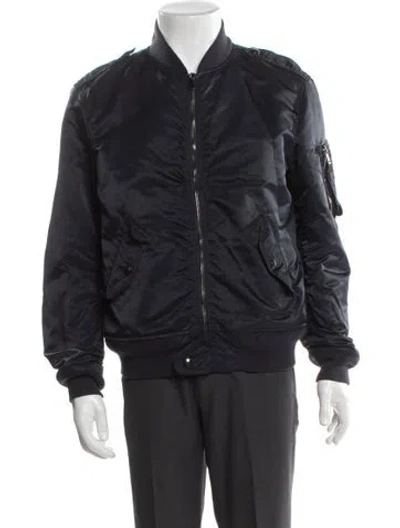Pre-owned Ralph Lauren Bomber Jacket In Blue