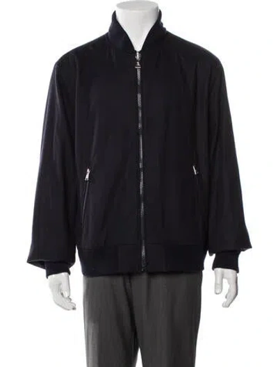 Pre-owned Ralph Lauren Bomber Jacket In Blue