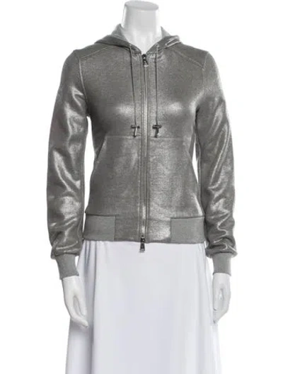 Pre-owned Ralph Lauren Bomber Jacket In Gray