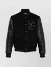 Ralph Lauren Bomber Jacket With Ribbed Cuffs And Pockets In Black