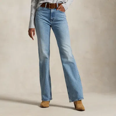 Polo Ralph Lauren Boot Jean In Bruini Wash In Brown