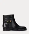Ralph Lauren Brooke Bt 2 Boots Bootie In Black