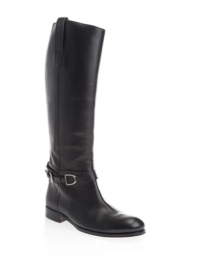Ralph Lauren Boots In Black