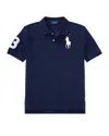 Polo Ralph Lauren Boy's Big Pony Pique Knit Polo In Refined Navy