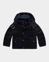 Ralph Lauren Boy's Convertible Corduroy Bomber Jacket In Multi
