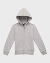 Ralph Lauren Boy's Cotton-blend-fleece Hoodie In Gray