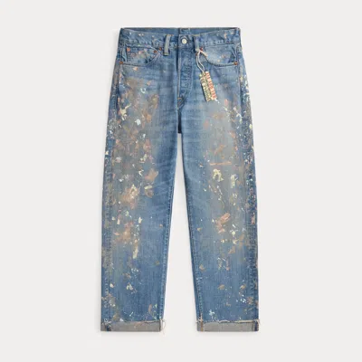 Ralph Lauren Boy Fit Kaylyn Distressed Jean In Kaylyn Wash In Blue