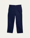 Polo Ralph Lauren Bedford Mid-rise Cotton Pants In Refined Navy