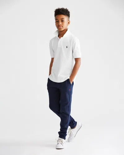 Polo Ralph Lauren Kids' Boy's Fleece Jogger Pants In Refined Navy