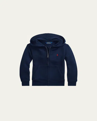 POLO RALPH LAUREN BOY'S KNITTED FLEECE HOODIE