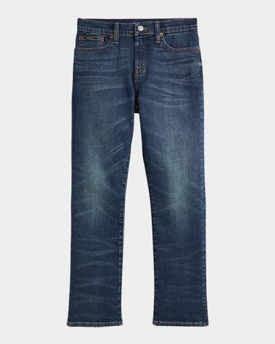 Ralph Lauren Kids' Boy's Medium Wash Bootcut Jeans In Lewisburgh