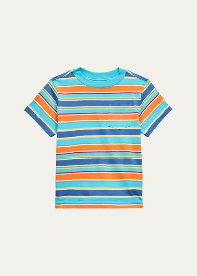 Ralph Lauren Kids' Boy's Multicolor Striped Jersey T-shirt