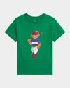 Ralph Lauren Boy's Polo Bear Cotton Jersey T-shirt In Green