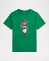 Ralph Lauren Boy's Polo Bear Cotton Jersey T-shirt In Green