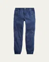 Polo Ralph Lauren Little Boy's Cotton Poplin Jogger Pants In Refined Navy
