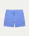 Ralph Lauren Boy's Terry Embroidered Polo Shorts In Harbor Island Bluec1231