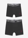 Polo Ralph Lauren Ralph Lauren Boys 2 Pack Boxer Shorts Set In Black