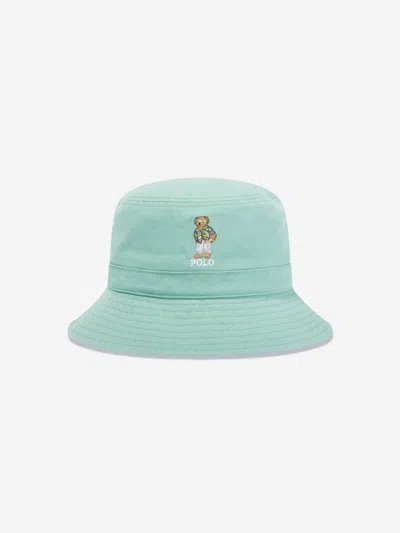 Ralph Lauren Kids' Boys Bear Bucket Hat In Green
